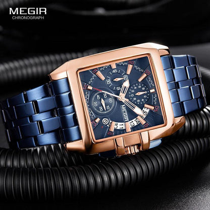 New Business Men's Watches Analog Waterproof Luminous Quartz Men Stylish Wrist Watch Stevvex