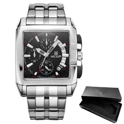 New Business Men's Watches Analog Waterproof Luminous Quartz Men Stylish Wrist Watch Stevvex