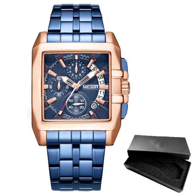 New Business Men's Watches Analog Waterproof Luminous Quartz Men Stylish Wrist Watch Stevvex