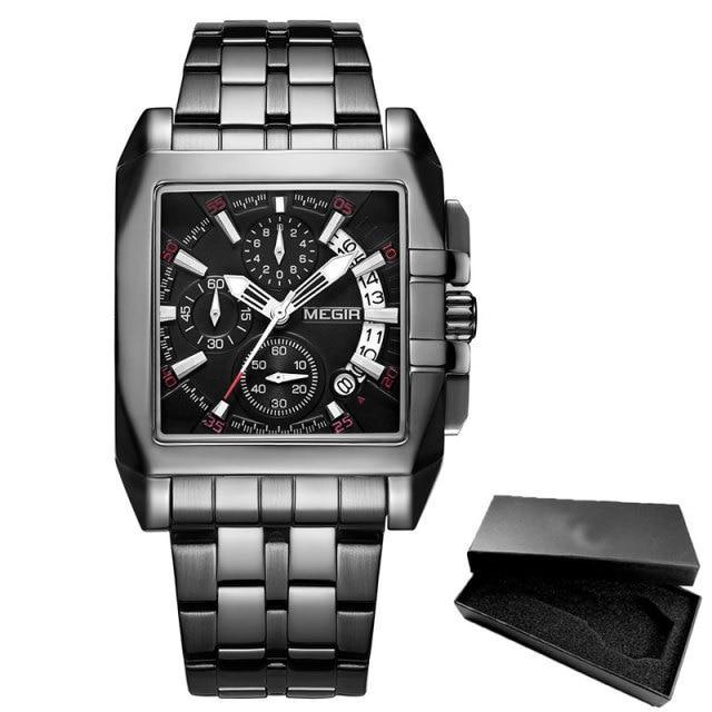 New Business Men's Watches Analog Waterproof Luminous Quartz Men Stylish Wrist Watch Stevvex