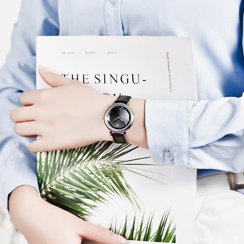 New Fashion Women's Watches Casual Sport Leather Strap Waterproof Analog Quartz Watch Stevvex