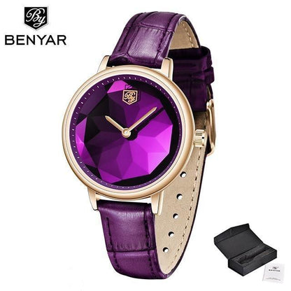 New Fashion Women's Watches Casual Sport Leather Strap Waterproof Analog Quartz Watch Stevvex