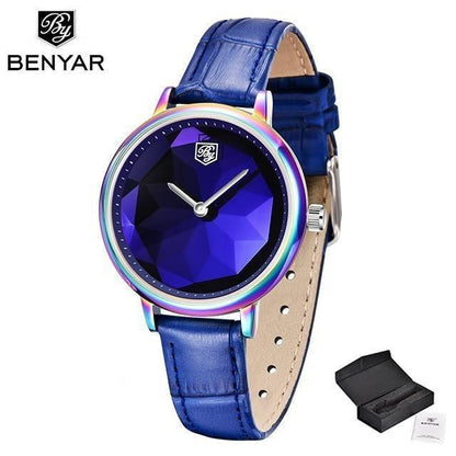 New Fashion Women's Watches Casual Sport Leather Strap Waterproof Analog Quartz Watch Stevvex