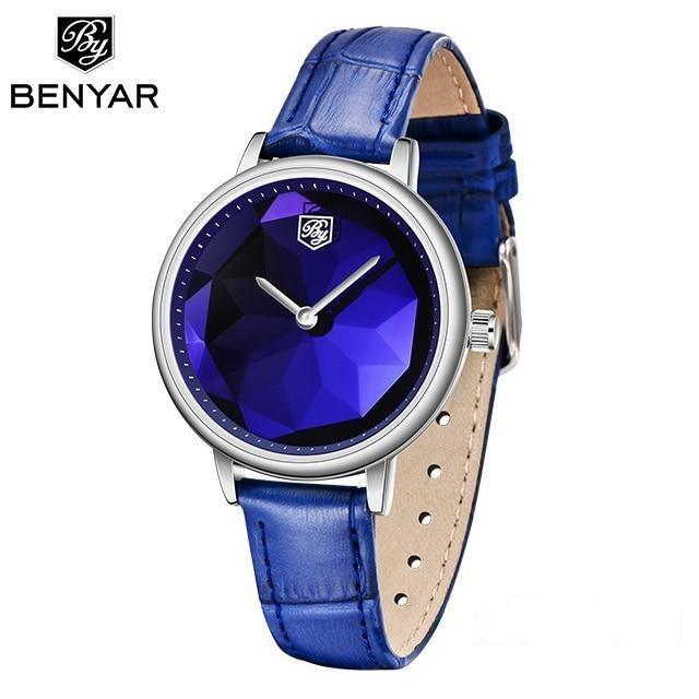 New Fashion Women's Watches Casual Sport Leather Strap Waterproof Analog Quartz Watch Stevvex