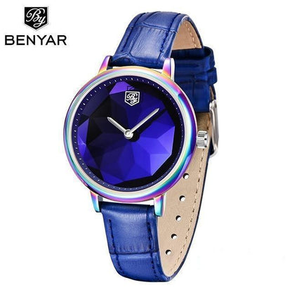New Fashion Women's Watches Casual Sport Leather Strap Waterproof Analog Quartz Watch Stevvex