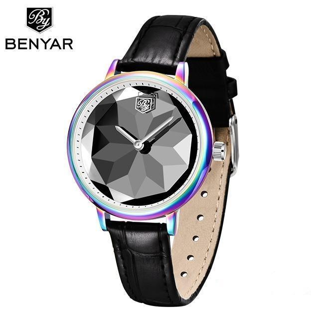New Fashion Women's Watches Casual Sport Leather Strap Waterproof Analog Quartz Watch Stevvex