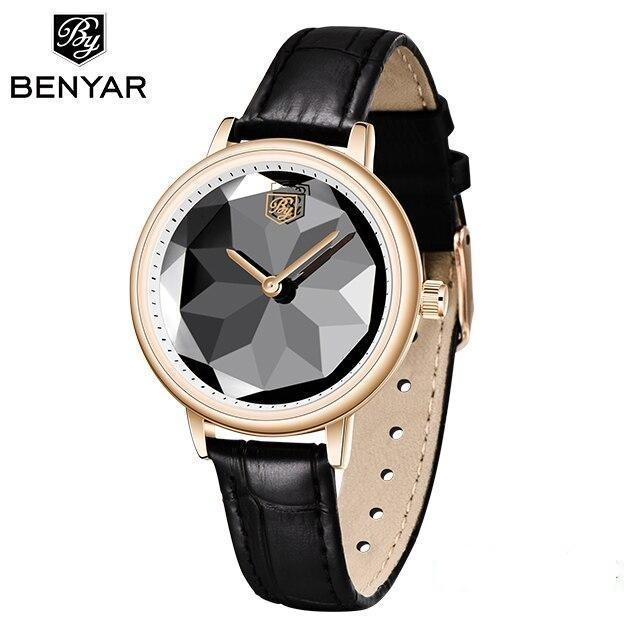 New Fashion Women's Watches Casual Sport Leather Strap Waterproof Analog Quartz Watch Stevvex