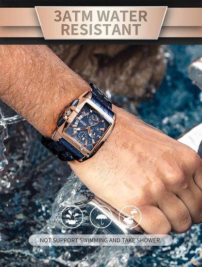 New Business Men's Watches Analog Waterproof Luminous Quartz Men Stylish Wrist Watch Stevvex