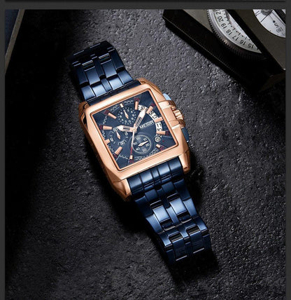 New Business Men's Watches Analog Waterproof Luminous Quartz Men Stylish Wrist Watch Stevvex