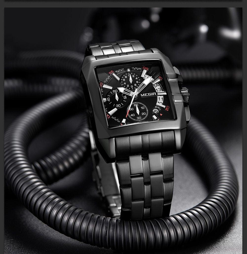 New Business Men's Watches Analog Waterproof Luminous Quartz Men Stylish Wrist Watch Stevvex