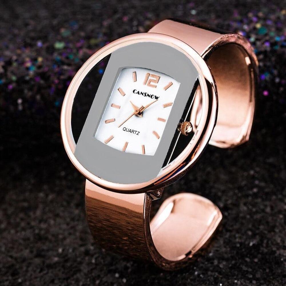 Fashion Gold Classic Women's Watches Luxury Stainless Steel Design Wrist Watch For Women Stevvex
