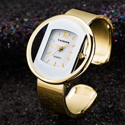 Fashion Gold Classic Women's Watches Luxury Stainless Steel Design Wrist Watch For Women Stevvex