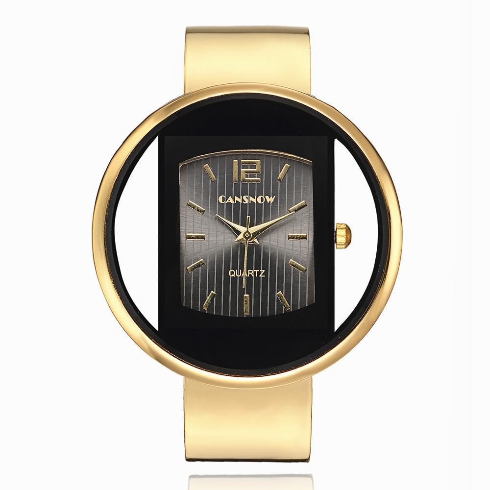 Fashion Gold Classic Women's Watches Luxury Stainless Steel Design Wrist Watch For Women Stevvex