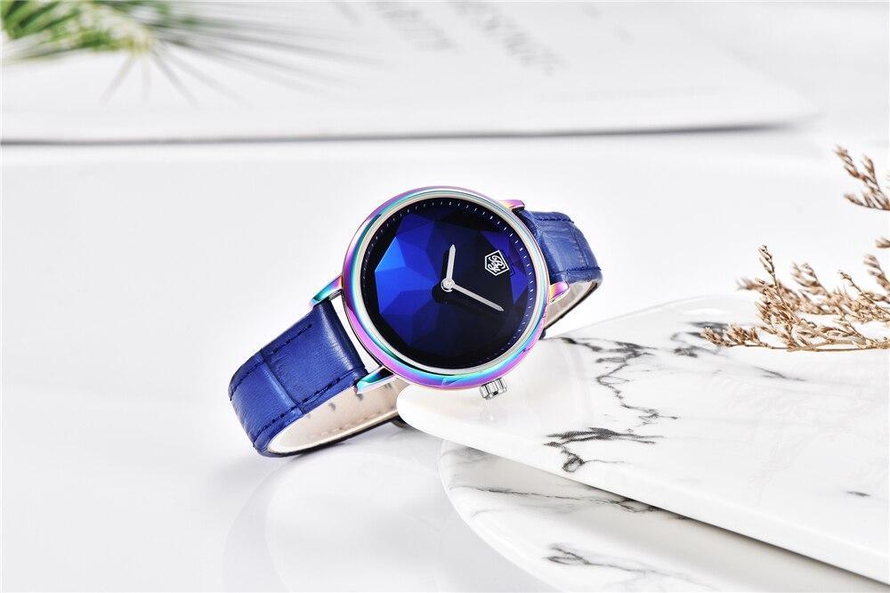 New Fashion Women's Watches Casual Sport Leather Strap Waterproof Analog Quartz Watch Stevvex