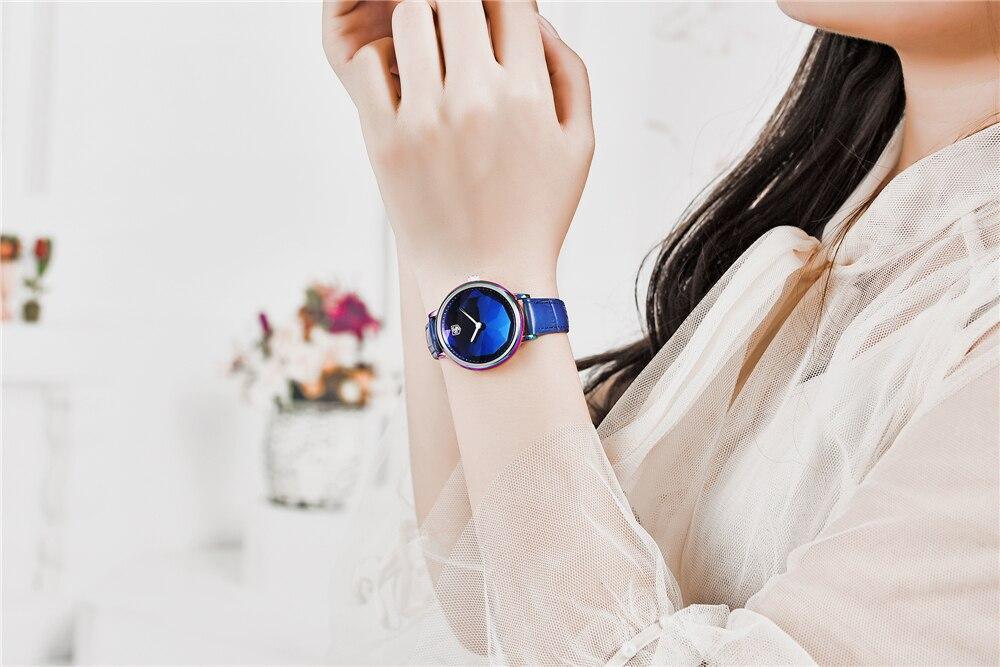 New Fashion Women's Watches Casual Sport Leather Strap Waterproof Analog Quartz Watch Stevvex