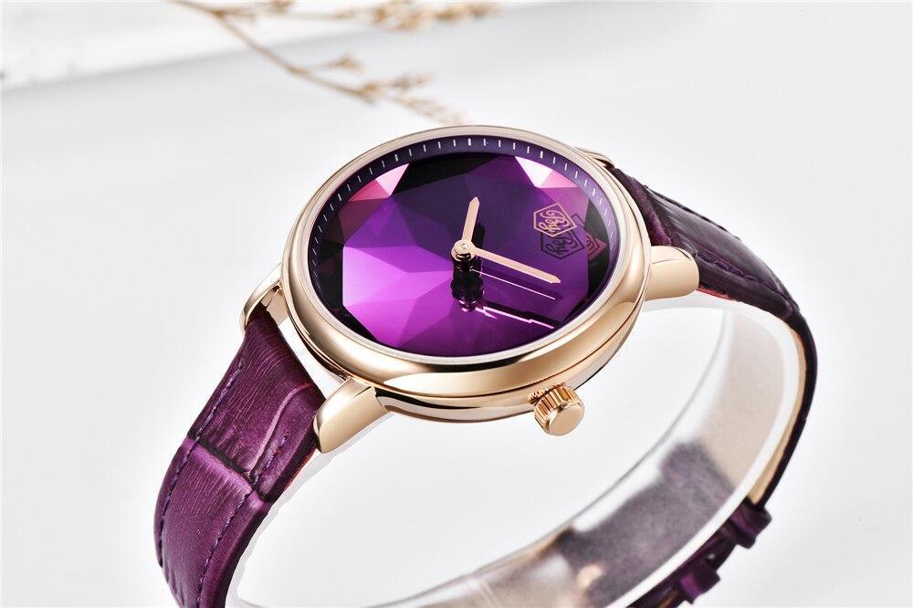 New Fashion Women's Watches Casual Sport Leather Strap Waterproof Analog Quartz Watch Stevvex