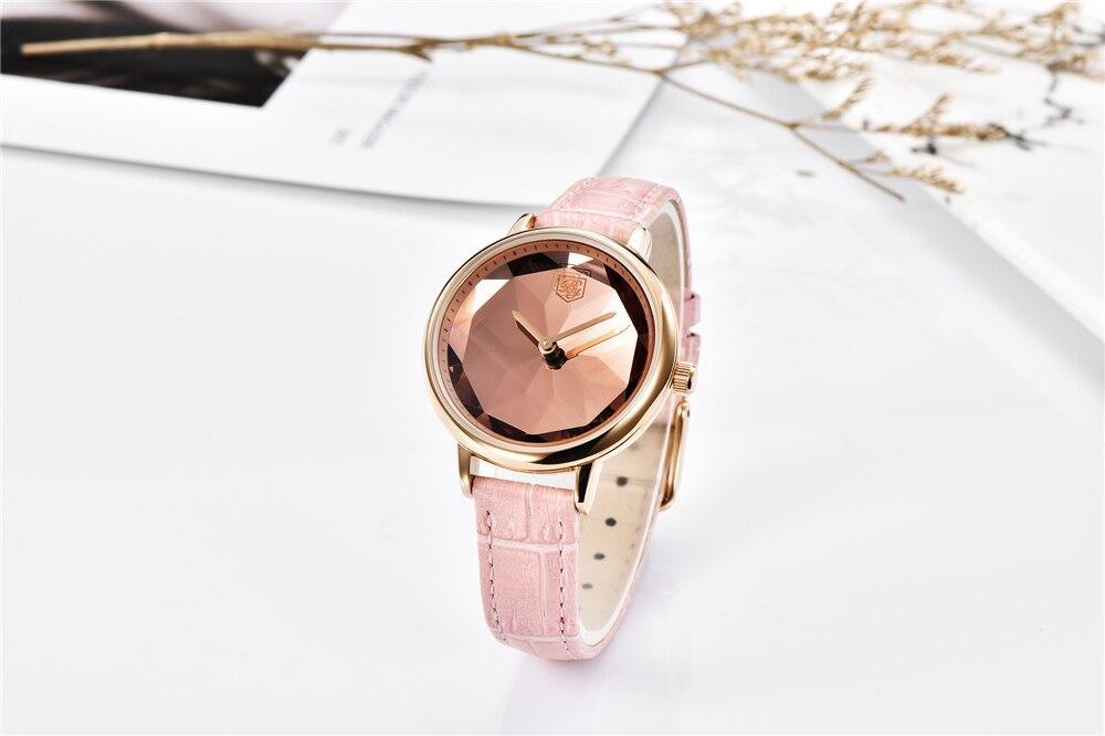 New Fashion Women's Watches Casual Sport Leather Strap Waterproof Analog Quartz Watch Stevvex