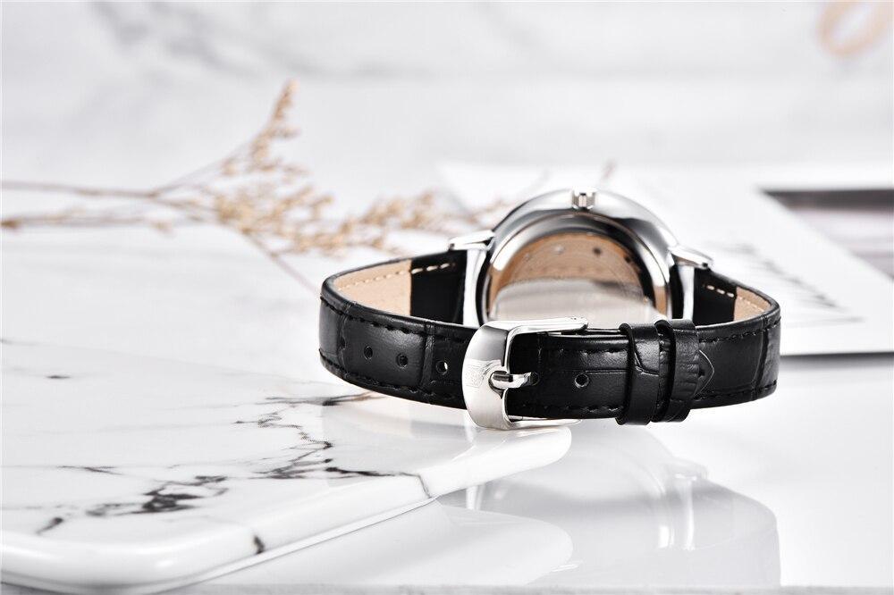 New Fashion Women's Watches Casual Sport Leather Strap Waterproof Analog Quartz Watch Stevvex